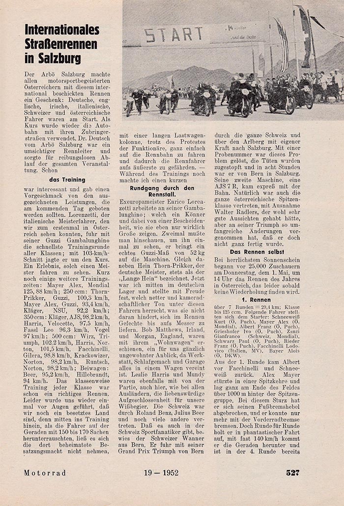 1952 MR 19 Strassenrennen Salzburg RH1