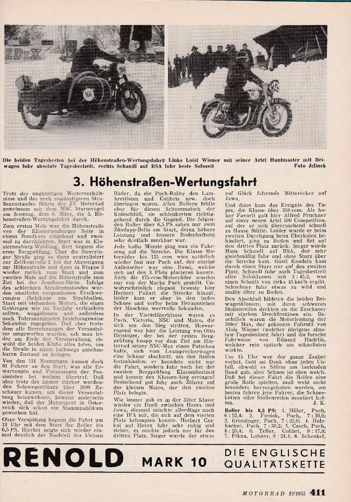 1955 3 Hhenstrassen Wertungsfahrt Hei Ergebn