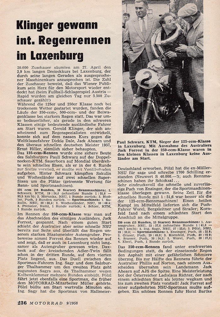 1958 Strassenrennen Laxenburg